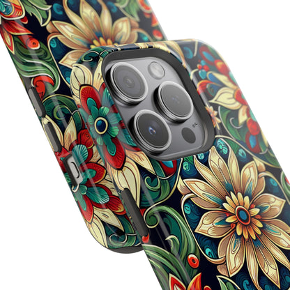 Celestial flowers MagSafe Tough Iphone Case