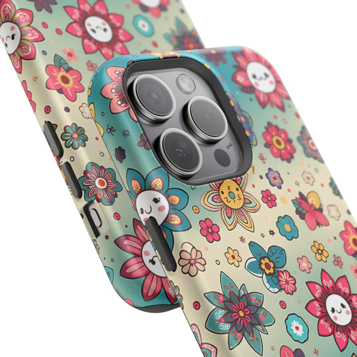 Kawai Flowers MagSafe Tough Iphone Case