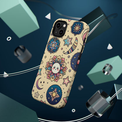 Celestial flowers MagSafe Tough Iphone Case