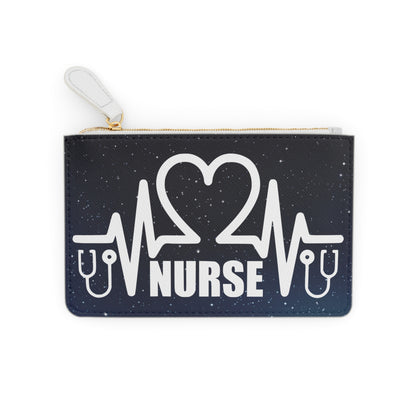 Nurse clutch bag, Mini Clutch Bag, Nurse wallet, Cruelty-Free Faux Leather,  Vegan