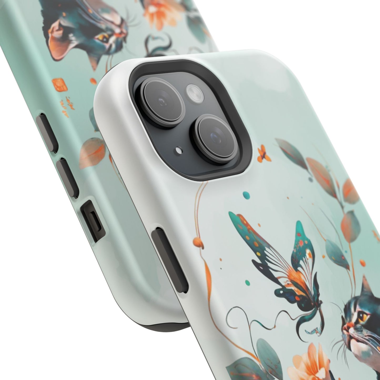 Kitten phone case, MagSafe Tough Iphone Cases