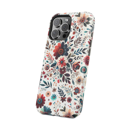 Boho flowers MagSafe Tough Iphone Case