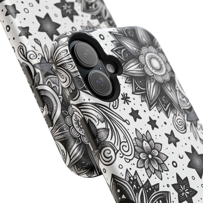 Celestial flowers MagSafe Tough Iphone Case