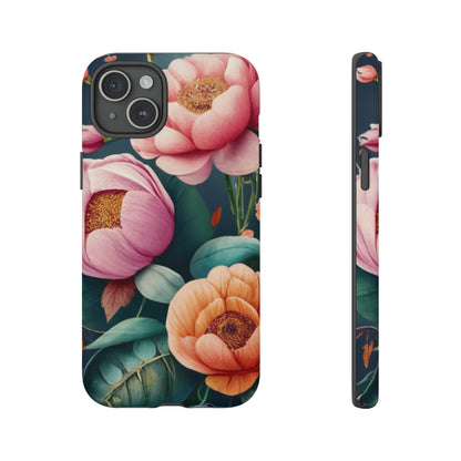 wildflower phone case, flower iphone case, flower Samsung case