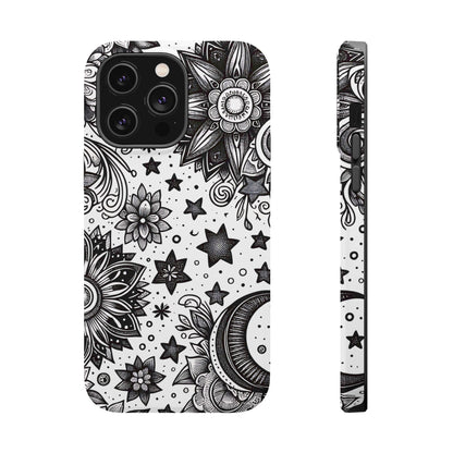 Celestial flowers MagSafe Tough Iphone Case