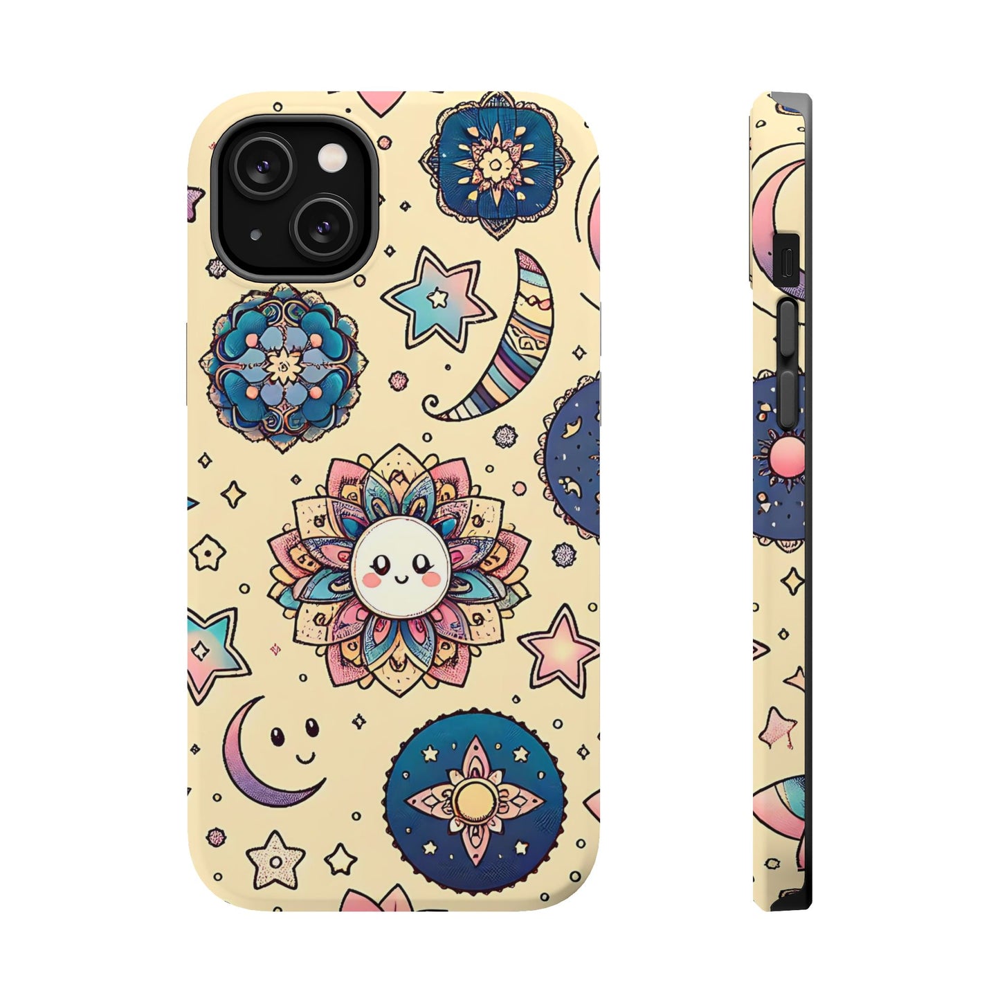 Celestial flowers MagSafe Tough Iphone Case