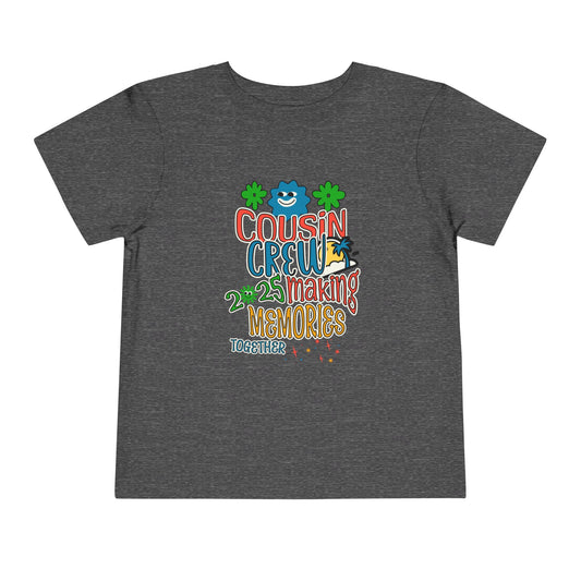 Cousin Crew Toddler Tee - Making Memories Together, Kids Casual Wear, Family Gathering Outfit, Birthday Gift, Summer Playtime Shirt