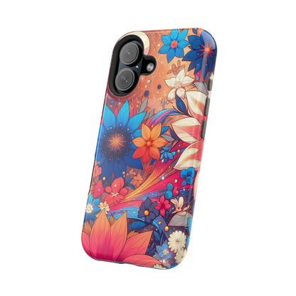 Celestial flowers MagSafe Tough Iphone Case