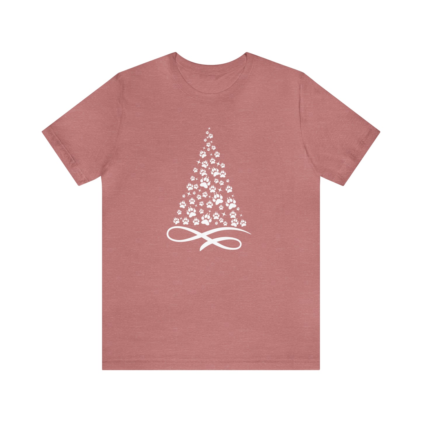 Paw Christmas tree, dog lover christmas shirt