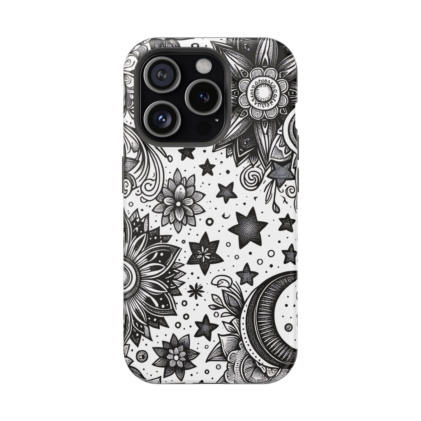 Celestial flowers MagSafe Tough Iphone Case