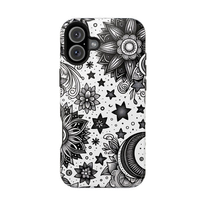 Celestial flowers MagSafe Tough Iphone Case