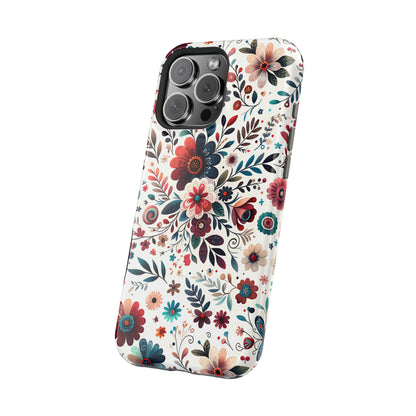 Boho flowers MagSafe Tough Iphone Case