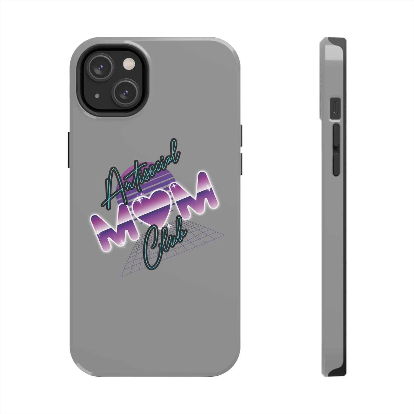 antisocial mom club phone case