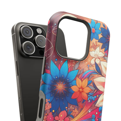 Celestial flowers MagSafe Tough Iphone Case