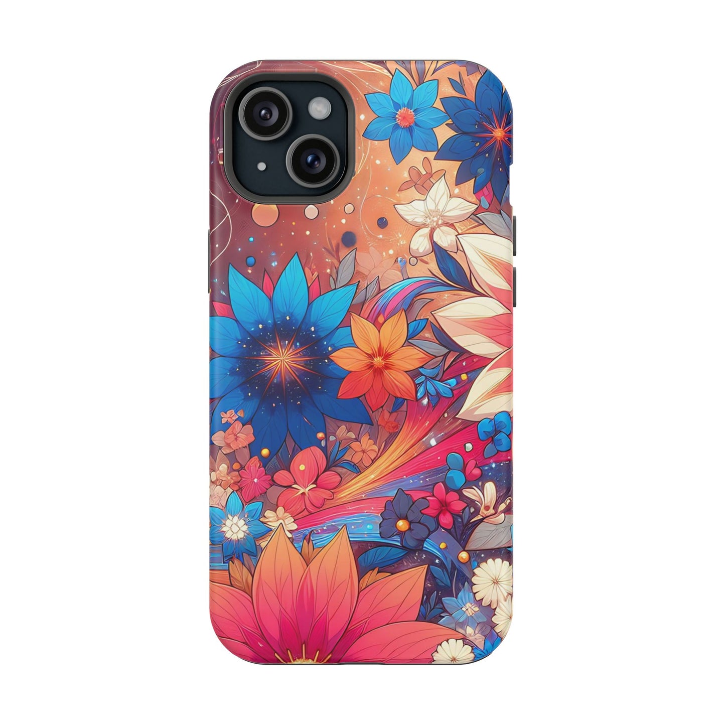 Celestial flowers MagSafe Tough Iphone Case