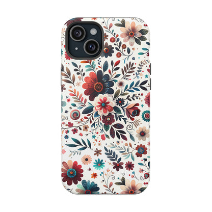 Boho flowers MagSafe Tough Iphone Case