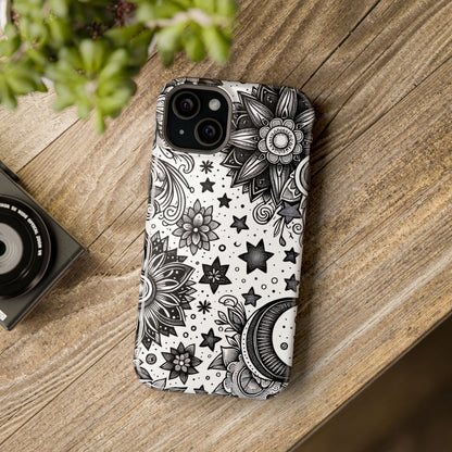 Celestial flowers MagSafe Tough Iphone Case