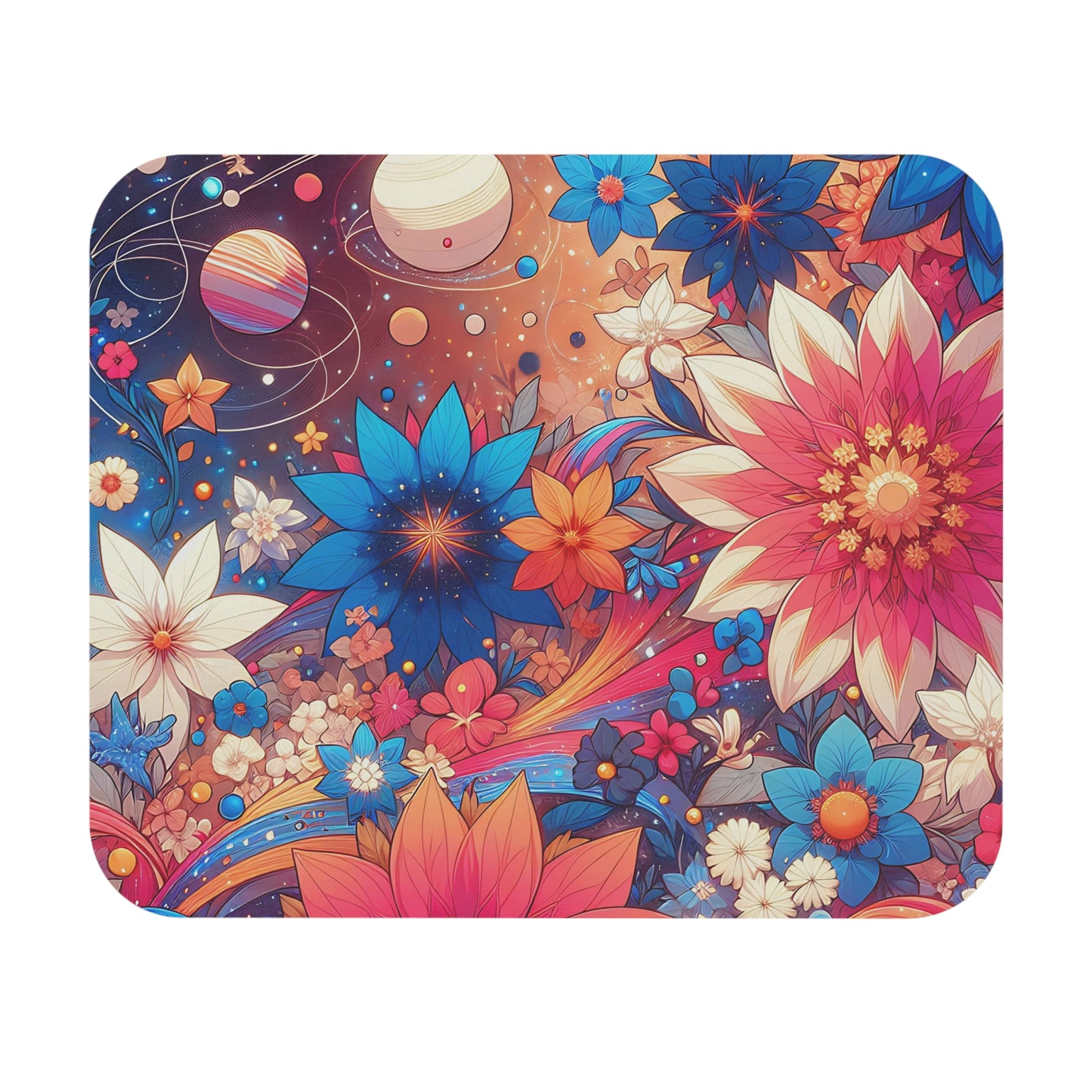 Celestial Flowers MousePad Rectangle