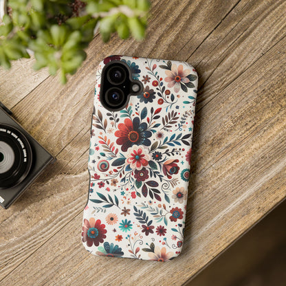 Boho flowers MagSafe Tough Iphone Case