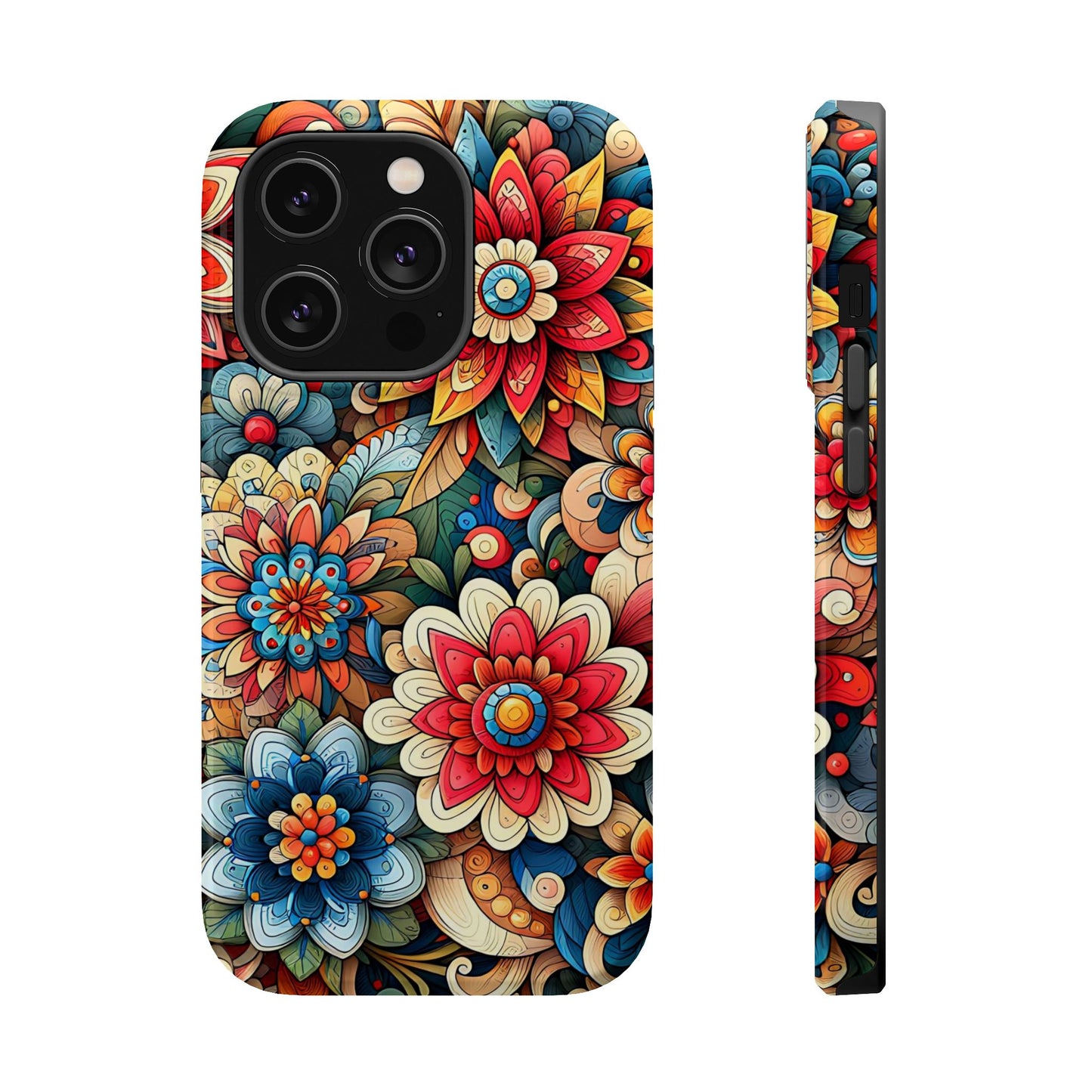 Flowers MagSafe Tough Iphone Case