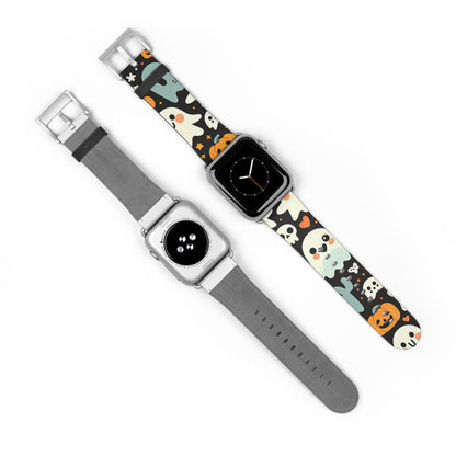 Halloween Faux Leather Apple Watch Band