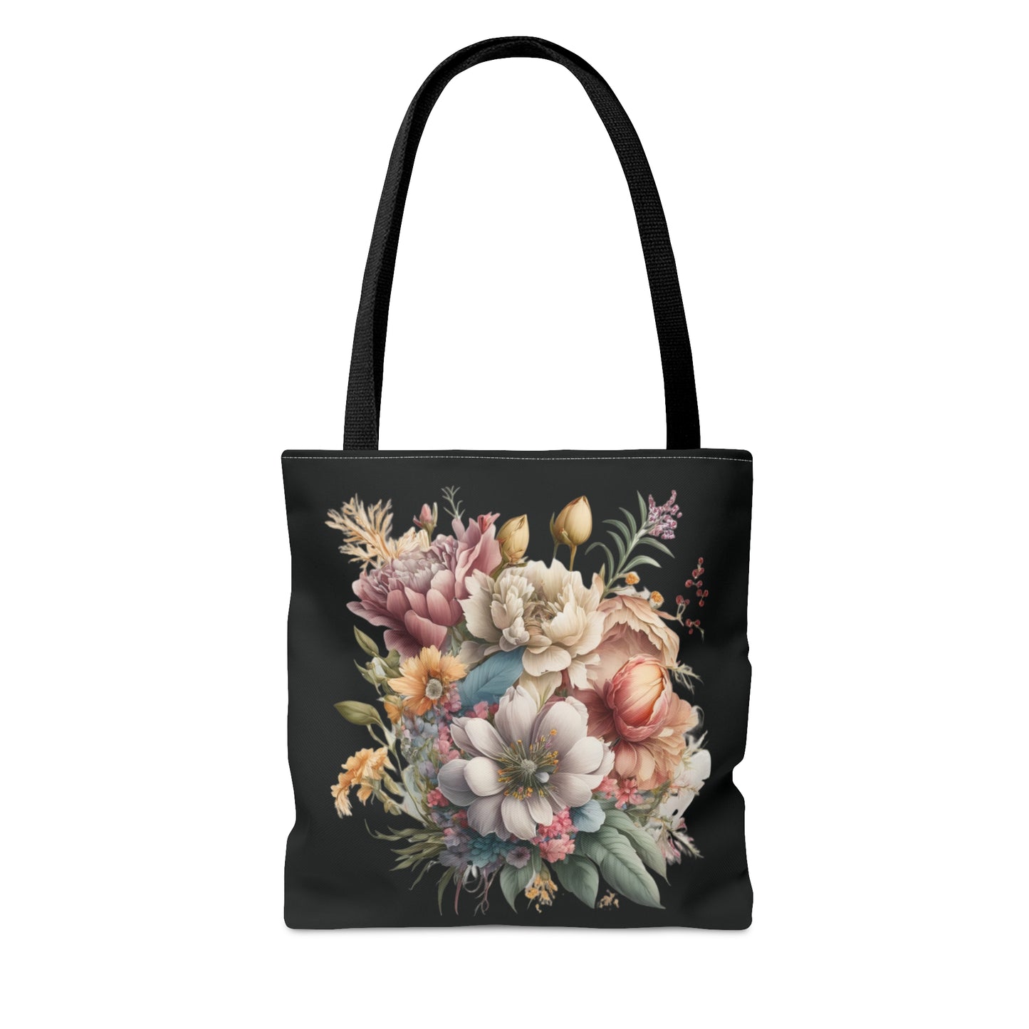 Wild flowers Tote Bag, colorful wildflowers, watercolor tote bag