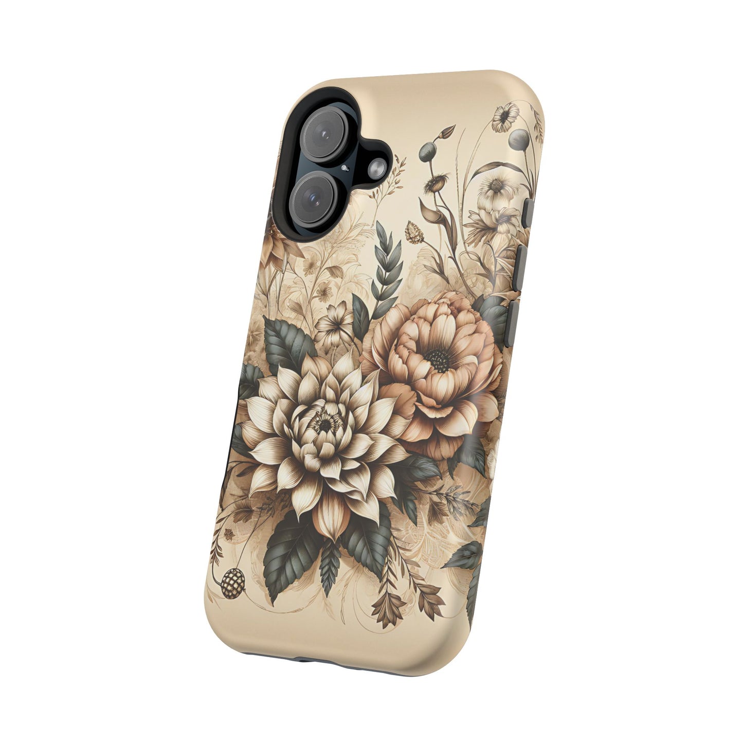 Boho flowers MagSafe Tough Iphone Case