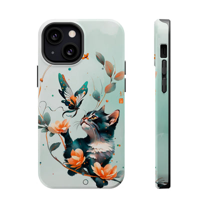 Kitten phone case, MagSafe Tough Iphone Cases