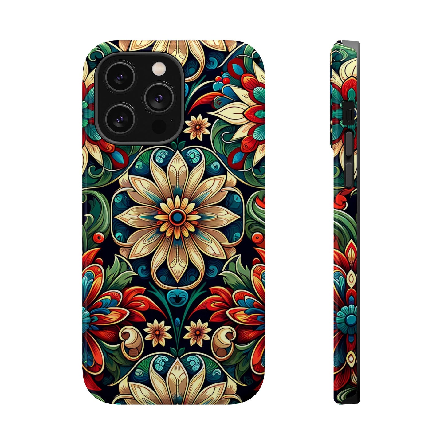 Celestial flowers MagSafe Tough Iphone Case