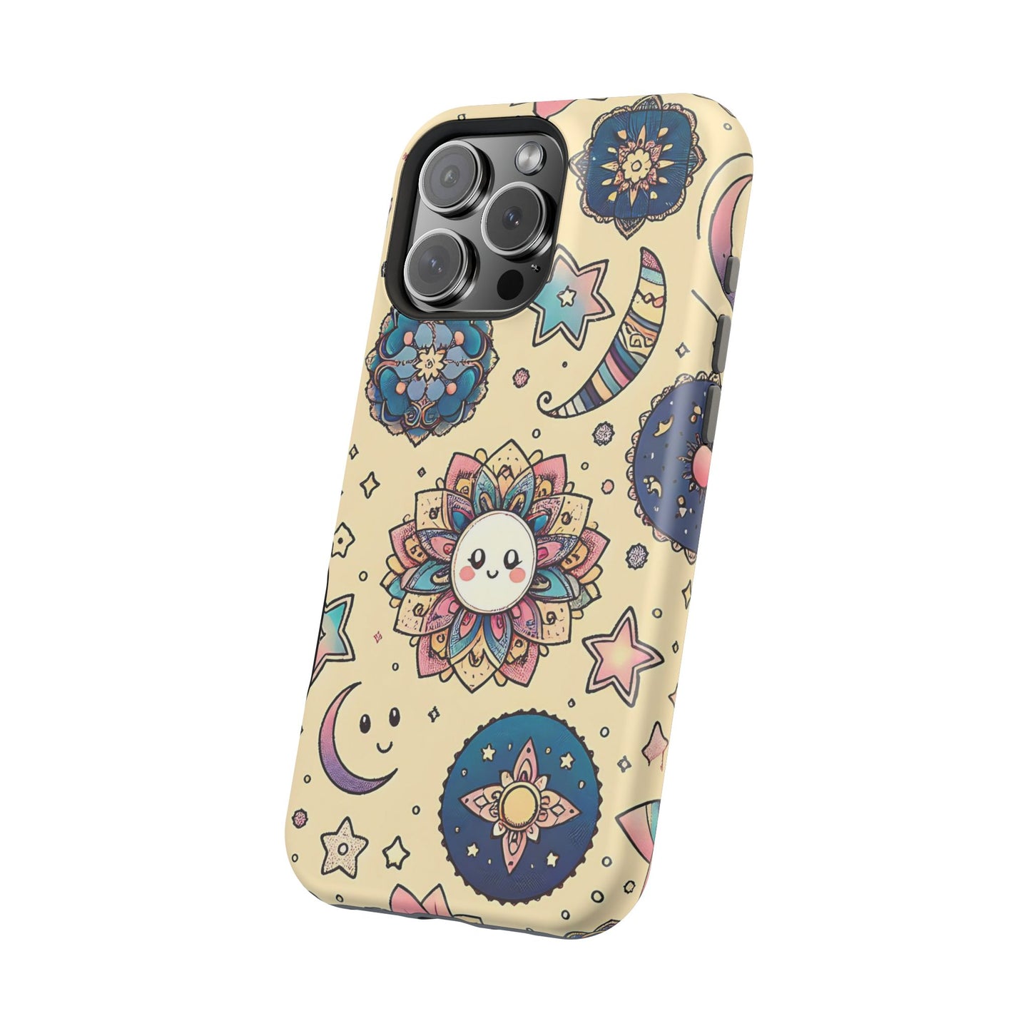 Celestial flowers MagSafe Tough Iphone Case