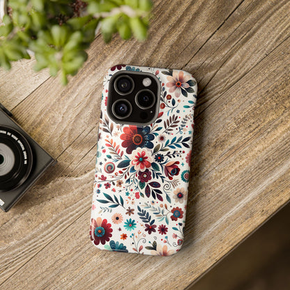 Boho flowers MagSafe Tough Iphone Case