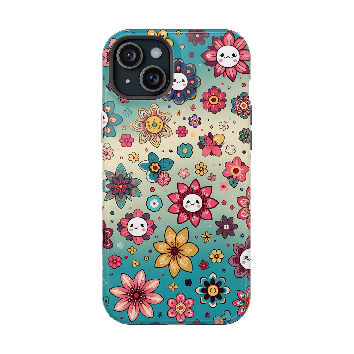 Kawai Flowers MagSafe Tough Iphone Case