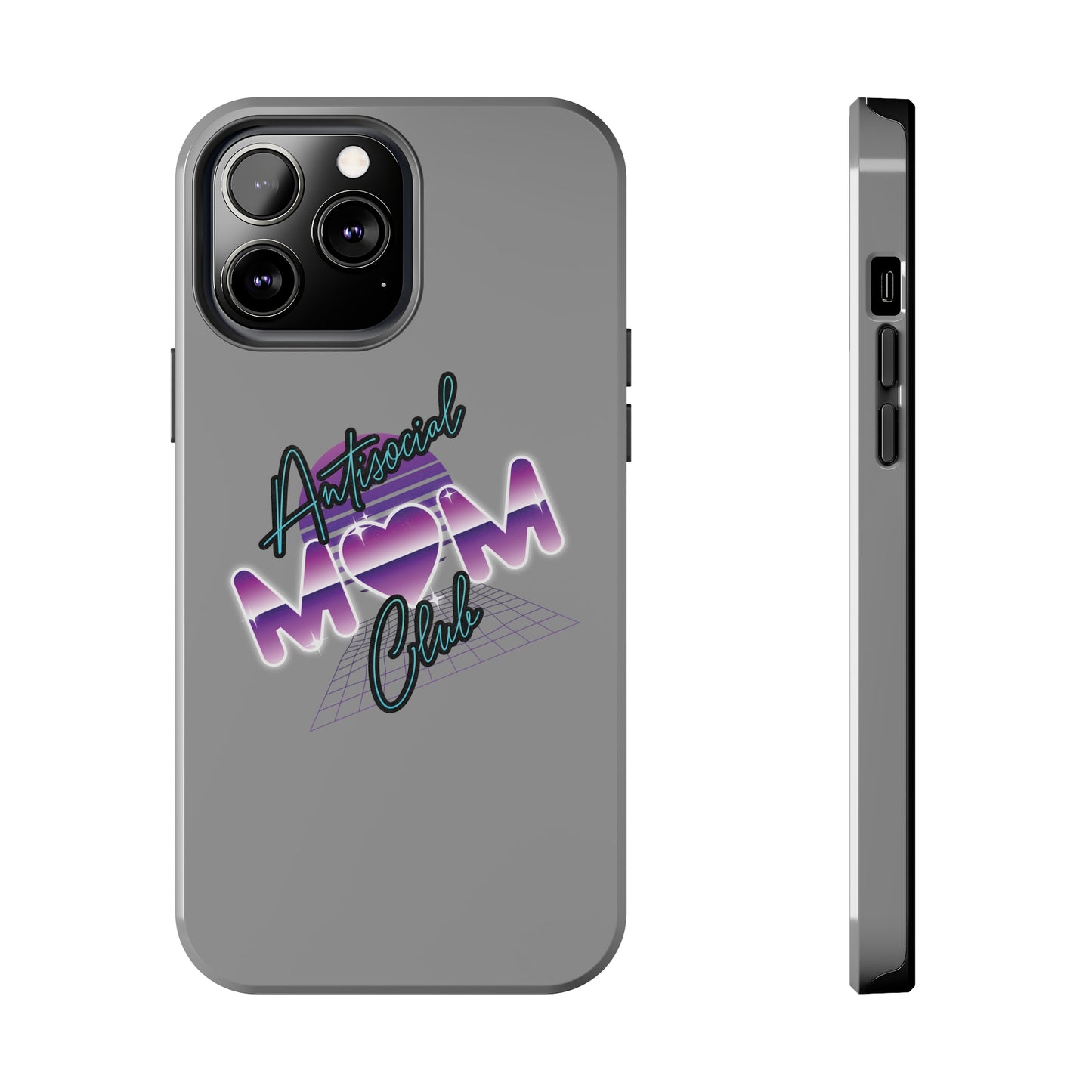 antisocial mom club phone case