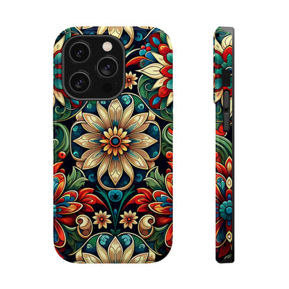 Celestial flowers MagSafe Tough Iphone Case