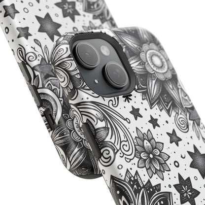 Celestial flowers MagSafe Tough Iphone Case