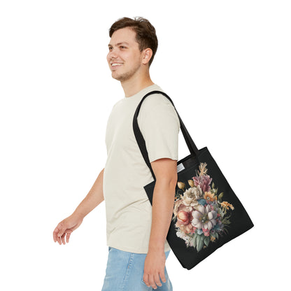 Wild flowers Tote Bag, colorful wildflowers, watercolor tote bag