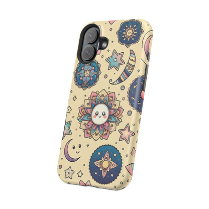 Celestial flowers MagSafe Tough Iphone Case