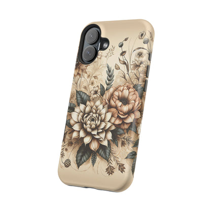 Boho flowers MagSafe Tough Iphone Case