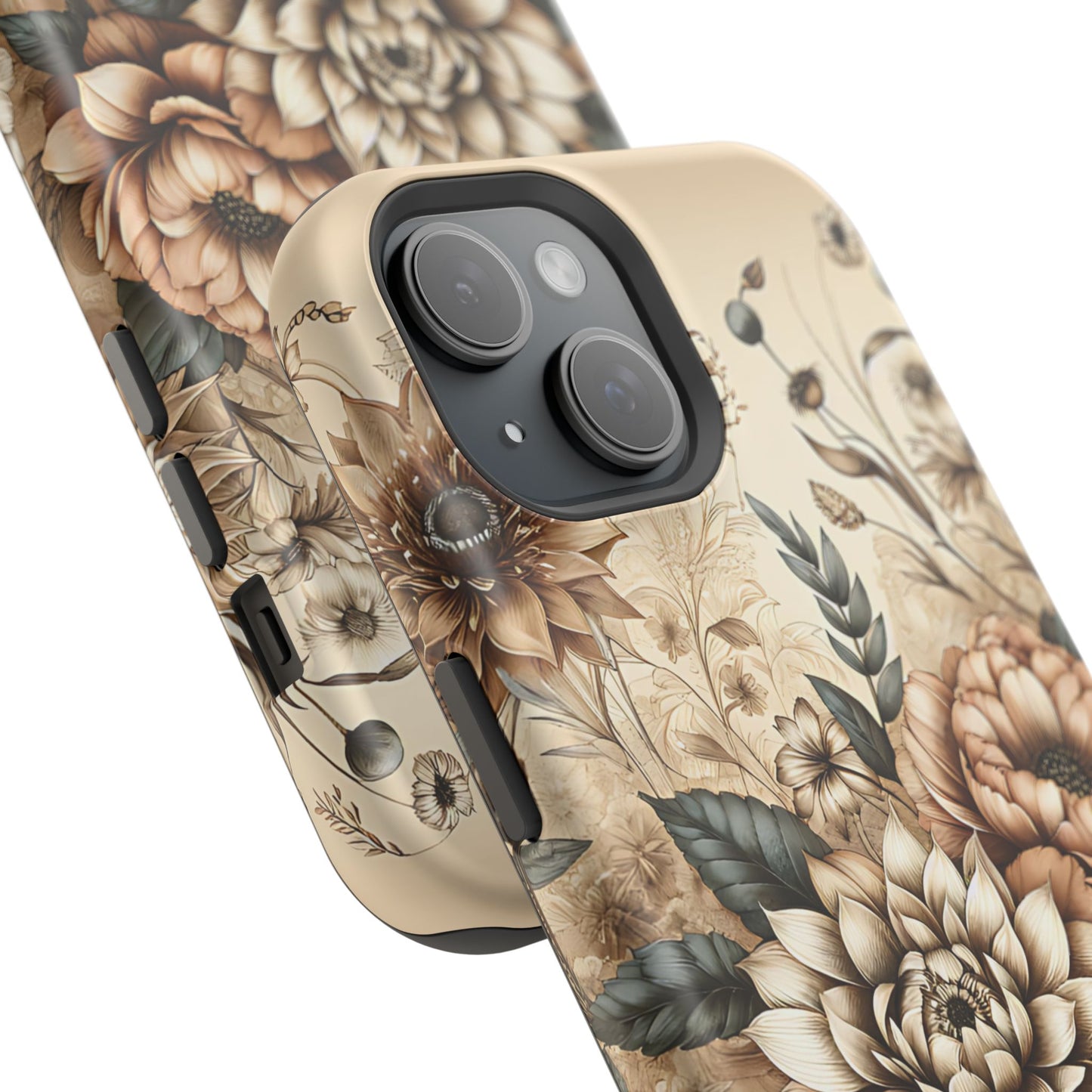 Boho flowers MagSafe Tough Iphone Case