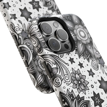 Celestial flowers MagSafe Tough Iphone Case