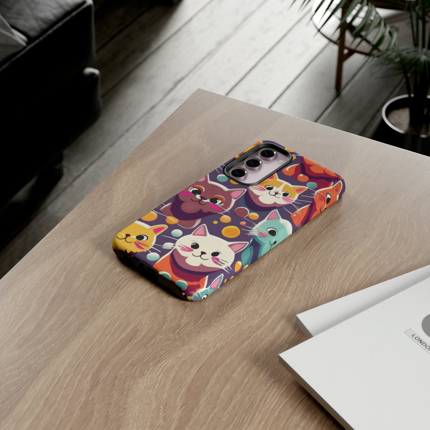 cute cat phone case, phone case iPhone, samsung phone case