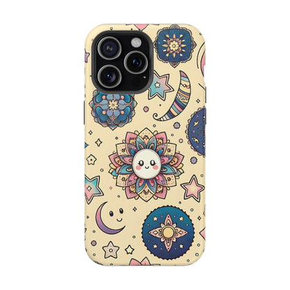 Celestial flowers MagSafe Tough Iphone Case