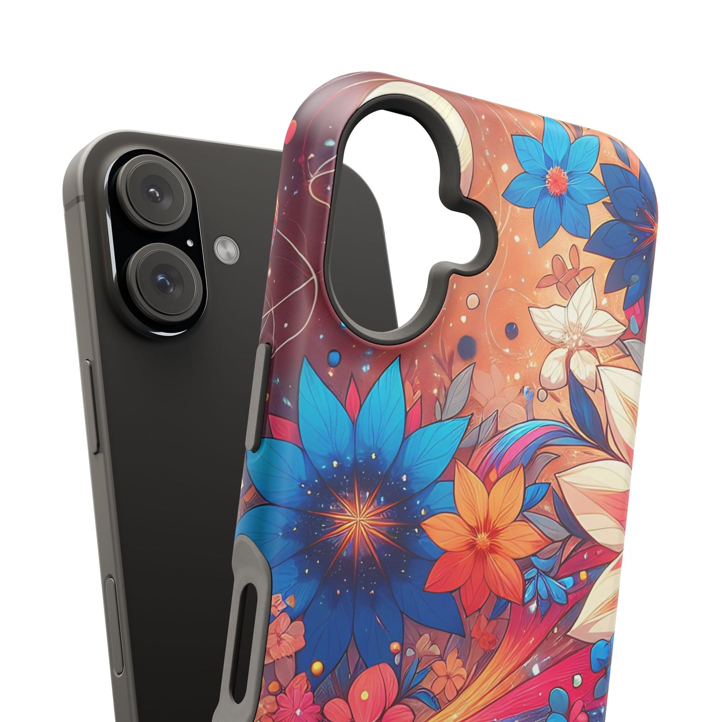 Celestial flowers MagSafe Tough Iphone Case