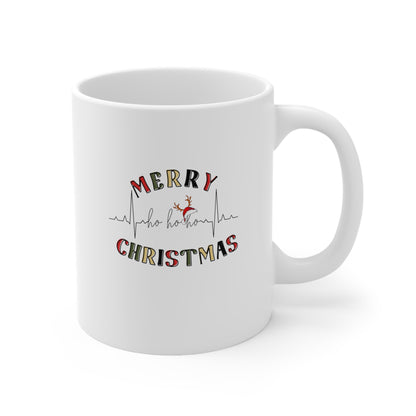 Merry Christmas, Nurse Christmas mug, Ceramic Mug 11oz, christmas gift.