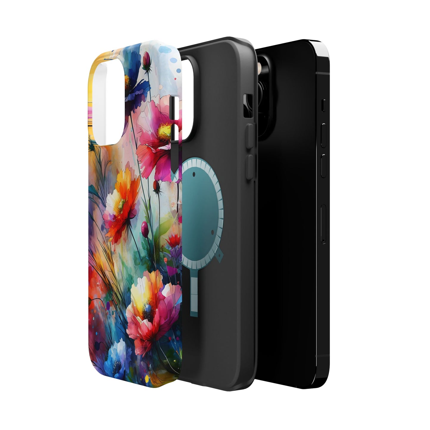 Flowers Style MagSafe Tough Iphone Case