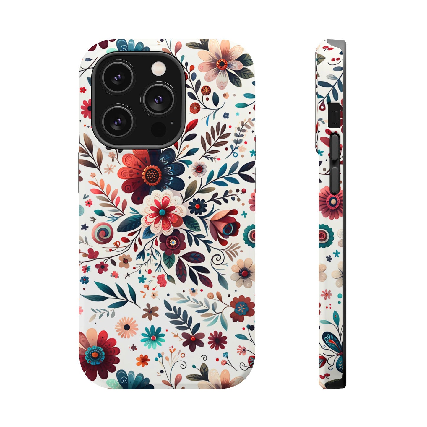 Boho flowers MagSafe Tough Iphone Case