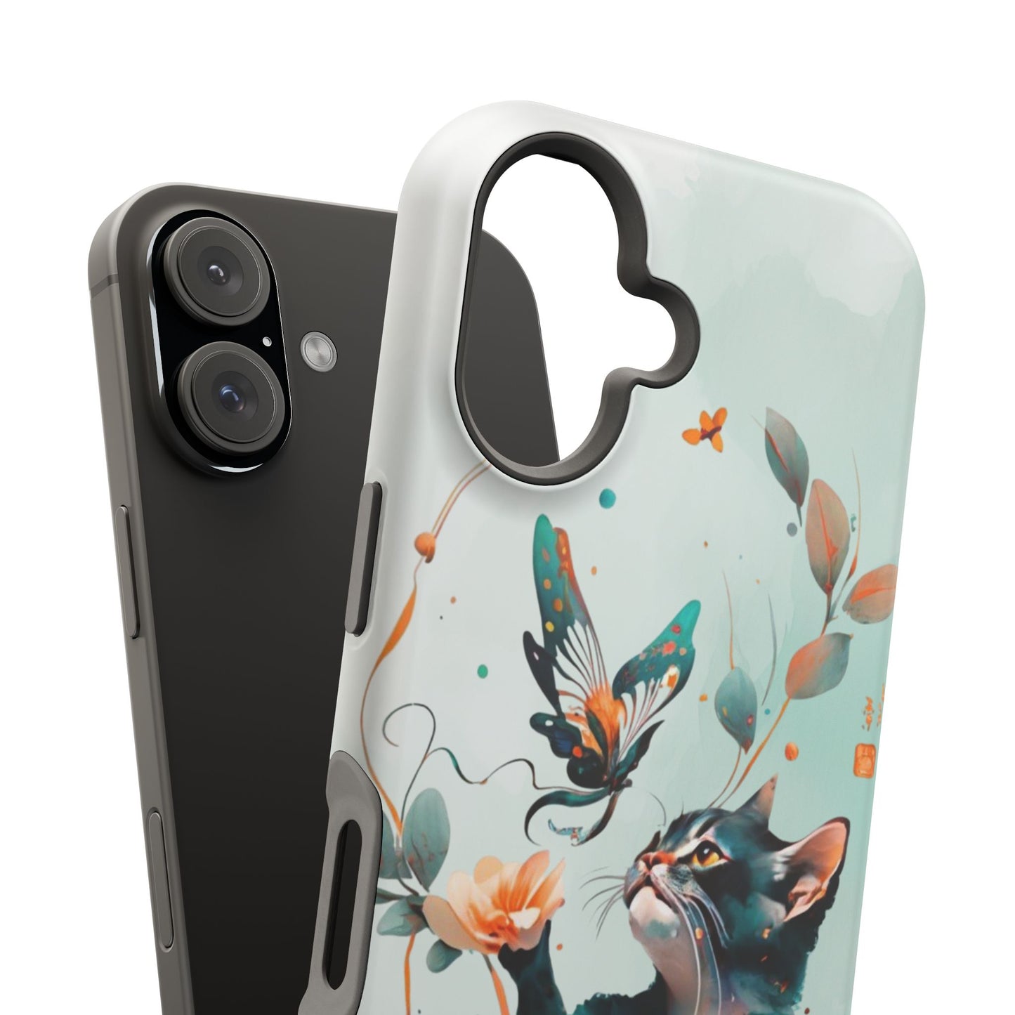 Kitten phone case, MagSafe Tough Iphone Cases