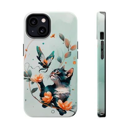 Kitten phone case, MagSafe Tough Iphone Cases