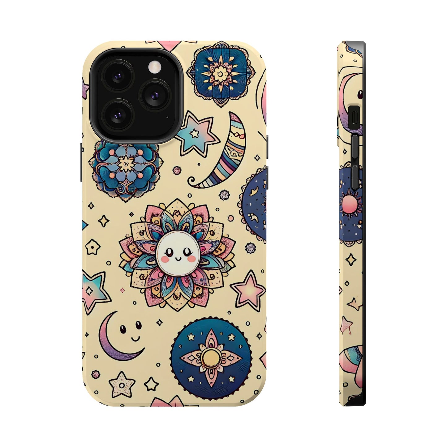 Celestial flowers MagSafe Tough Iphone Case