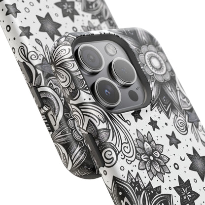 Celestial flowers MagSafe Tough Iphone Case